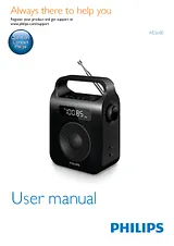 Philips AE2600B/12 User Manual