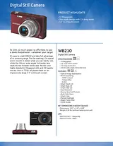 Samsung WB210 EC-WB210ZBPBUS Листовка