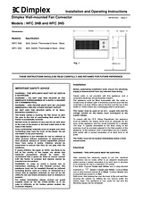 Dimplex WFC 3NB Manual Do Utilizador