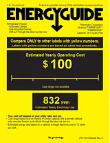 Thermador T48BR820NS Energy Guide