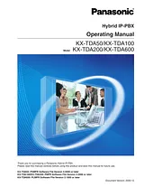 Panasonic KX-TDA600 ユーザーズマニュアル