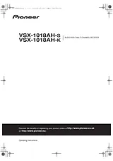 Pioneer VSX-1018AH-S User Manual