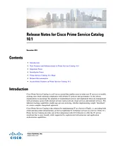Cisco Cisco Prime Service Catalog 10.1 릴리즈 노트
