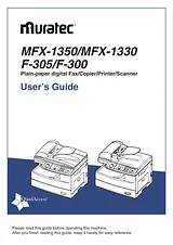 Muratec F-305 Manual Do Utilizador