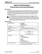 Cornelius FlavorFusion Series User Manual