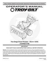 Troy-Bilt 31AH9Q77766 Manuale Utente