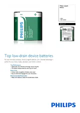Philips Battery 3R12L1F 3R12L1F/10 产品宣传页