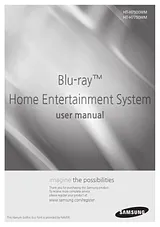 Samsung 1.330 W 7,1Ch Blu-ray domácí kino H7750 用户手册