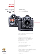 Canon EOS 1D Mark II 9313A014 Folheto