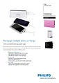 Philips USB battery pack DLP6000 DLP6000/93 Leaflet