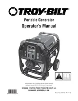 Troy-Bilt 7000 Watt XP Series Portable Generator Manuale Utente