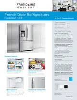 Frigidaire FGHB2866PP Specification Sheet