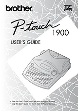 Brother 1900 User Manual