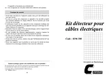 Conrad Cable Finder PCB Module Assembly kit 196380 Fiche De Données