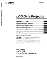 Sony VPL-FX50 ユーザーガイド
