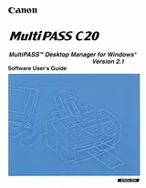 Canon c20 Software Guide