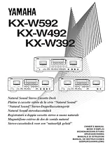 Yamaha KX-W492 Manuel D’Utilisation