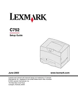 Lexmark c752 User Manual