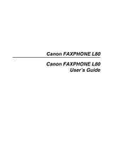 Canon L80 ユーザーズマニュアル