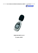 Voltcraft SL-50 Sound level-measuring apparatus, Noise-measuring apparatus 30 Hz - 4 kHz 100593 User Manual
