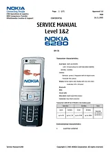 Nokia 6280 서비스 매뉴얼