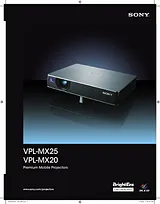 Sony VPL-MX20 Broschüre