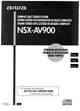 Aiwa NSX-AV900 Manuel D’Utilisation