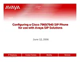 Avaya 7940 Benutzerhandbuch