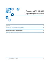 Quantum atl m1500 Дополнительное Руководство