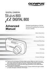 Olympus µ 
                    DIGITAL 800 Справочник Пользователя
