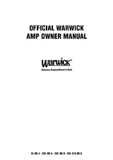 Warwick CL / CCL Manuale Utente