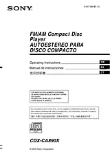 Sony CDX-CA890X Manual De Usuario