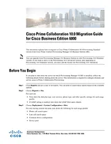 Cisco Cisco Prime Collaboration 10.0 Guide De Montage