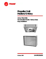 Trane UH-PRC001-EN ユーザーズマニュアル