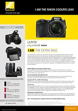 Nikon L840 VNA772E1 Hoja De Datos