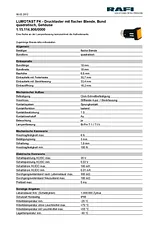 Rafi Pushbutton 35 V 0.1 A 1 x Off/On IP65 momentary 10 pc(s) 1.15.114.906/0000 Data Sheet