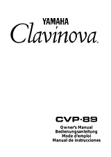Yamaha CVP-89 Manual Do Utilizador