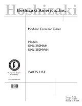 Hoshizaki KML-250MAH Manuale Utente