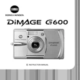 Konica Minolta DiMAGE G600 Справочник Пользователя