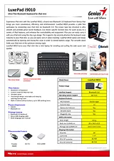 Genius LuxePad i9010 31320011101 Dépliant