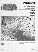 Panasonic SC-AK18 Manual Do Utilizador