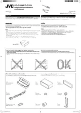 JVC KD-G325 Manual De Usuario