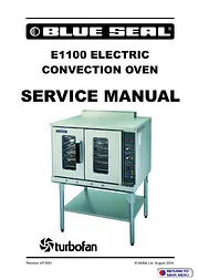 blue-seal e1100 Manual De Usuario