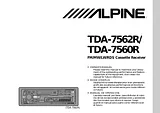 Alpine tda-7562r Manual Do Utilizador