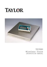 Taylor TE30WD Manuel D’Utilisation
