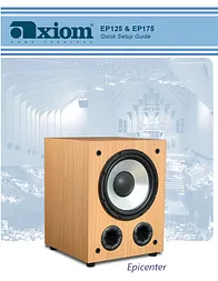 Axiom Audio EP175 Manual De Usuario