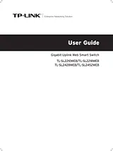 TP-LINK TL-SL2428WEB/TL-SL2452WEB User Manual