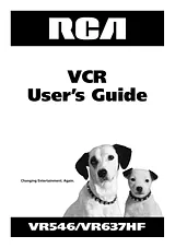 RCA VR546 Справочник Пользователя
