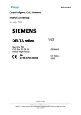 Siemens Smoke detector incl. 10-year battery 5TC1298 battery-powered 5TC1298 Manuel D’Utilisation