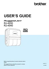 Brother RJ-4030 User Manual